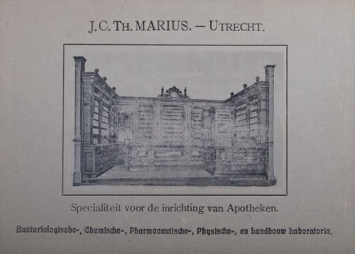 Utrecht Ganzenmarkt - Marius - voorblad instrumenten catalogus 1902