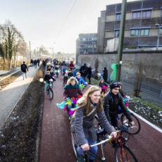 Oosterspoorbaan in Utrecht vermaakt tot wandel- en fietsroute